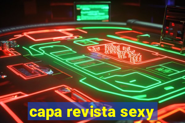 capa revista sexy